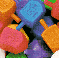Medium Colorful Dreidels