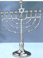 Traditional Menorah