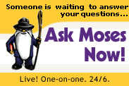 Ask Moses. Live. One-on-one.
